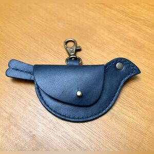 Portland Leather Cowboy Blue Mockingbird Pouch